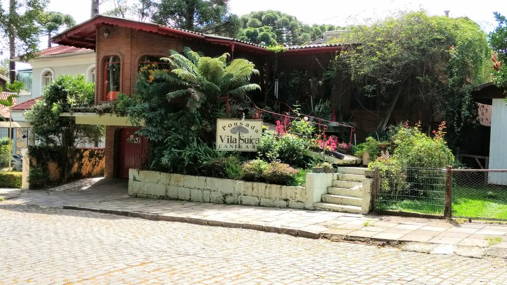 Pousada Vila Suica Canela Bagian luar foto